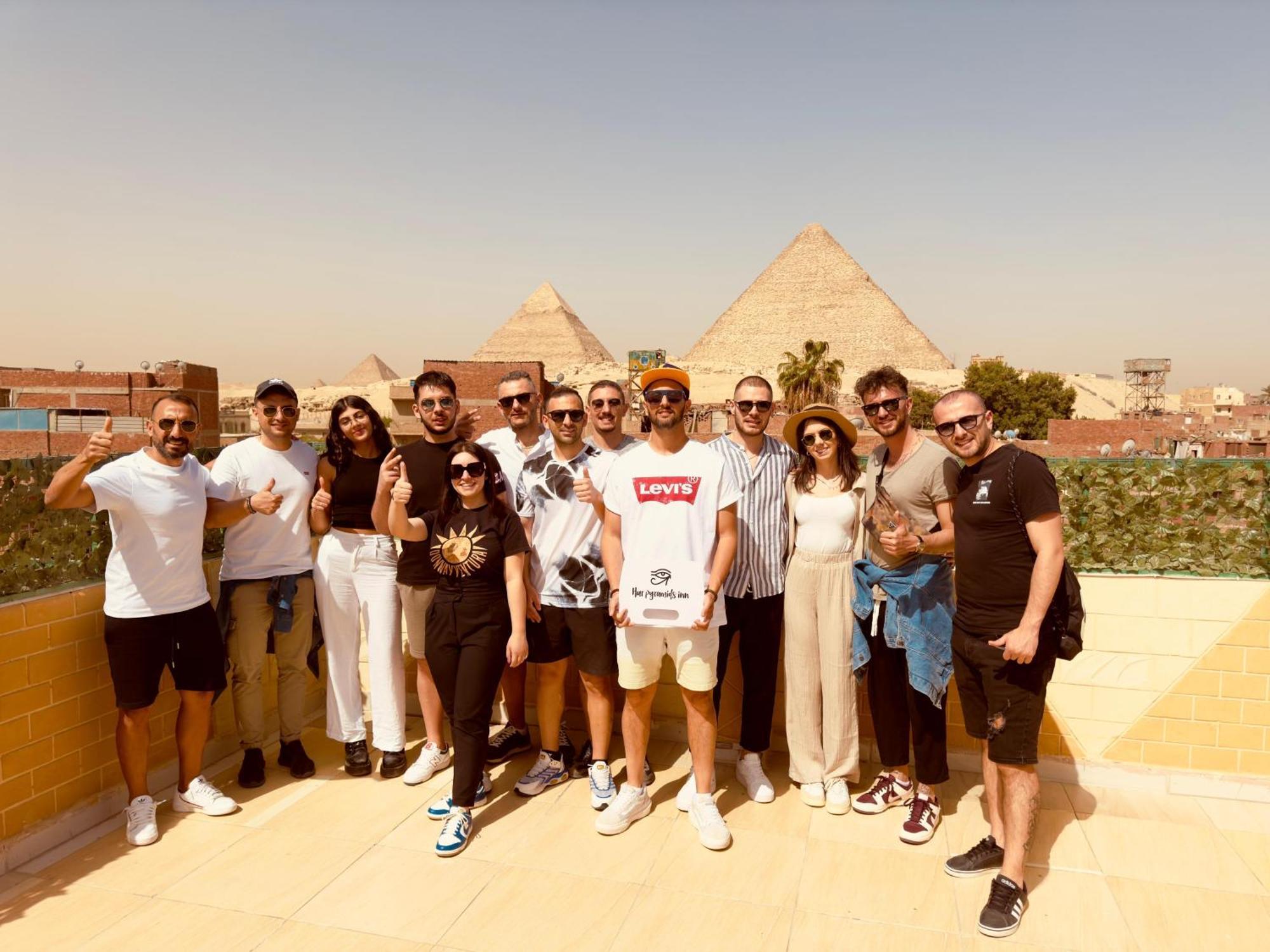 Hur Pyramids Land Inn Kafrat al Jabal Exterior photo