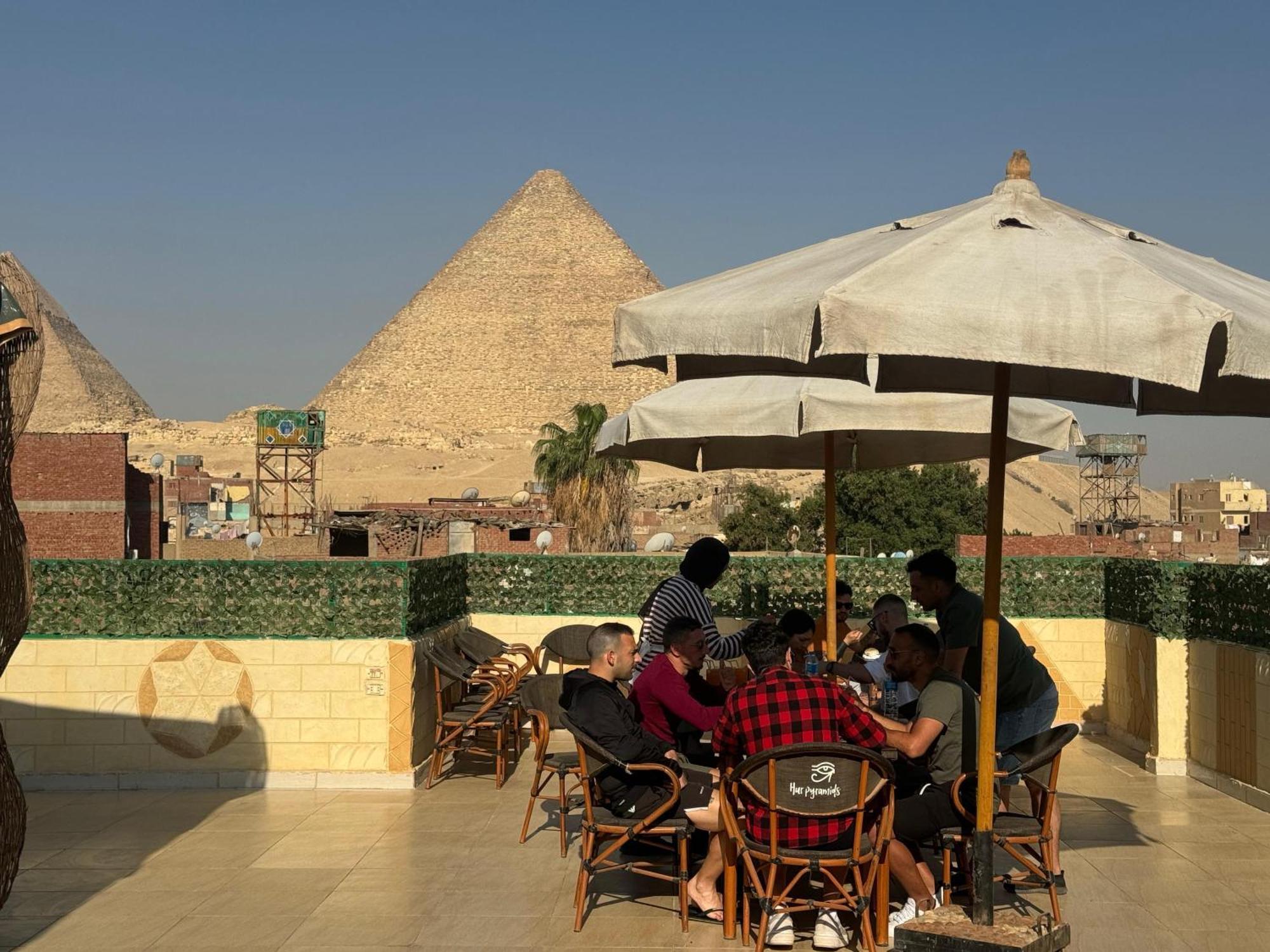 Hur Pyramids Land Inn Kafrat al Jabal Exterior photo